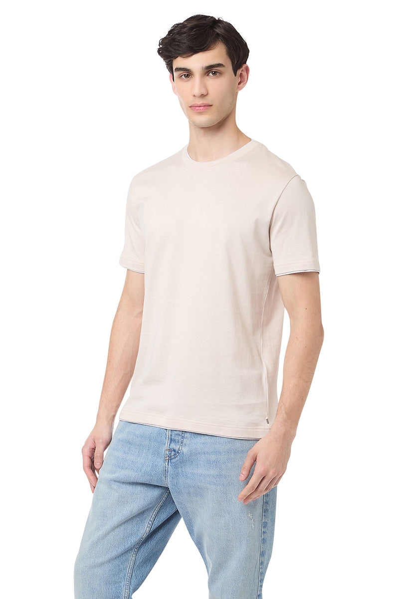 T-SHIRT WITH BORDERS