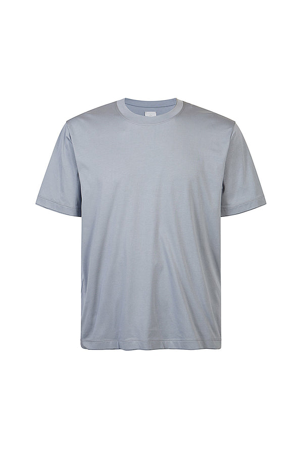 CREW NECK T-SHIRT WITH PIPING