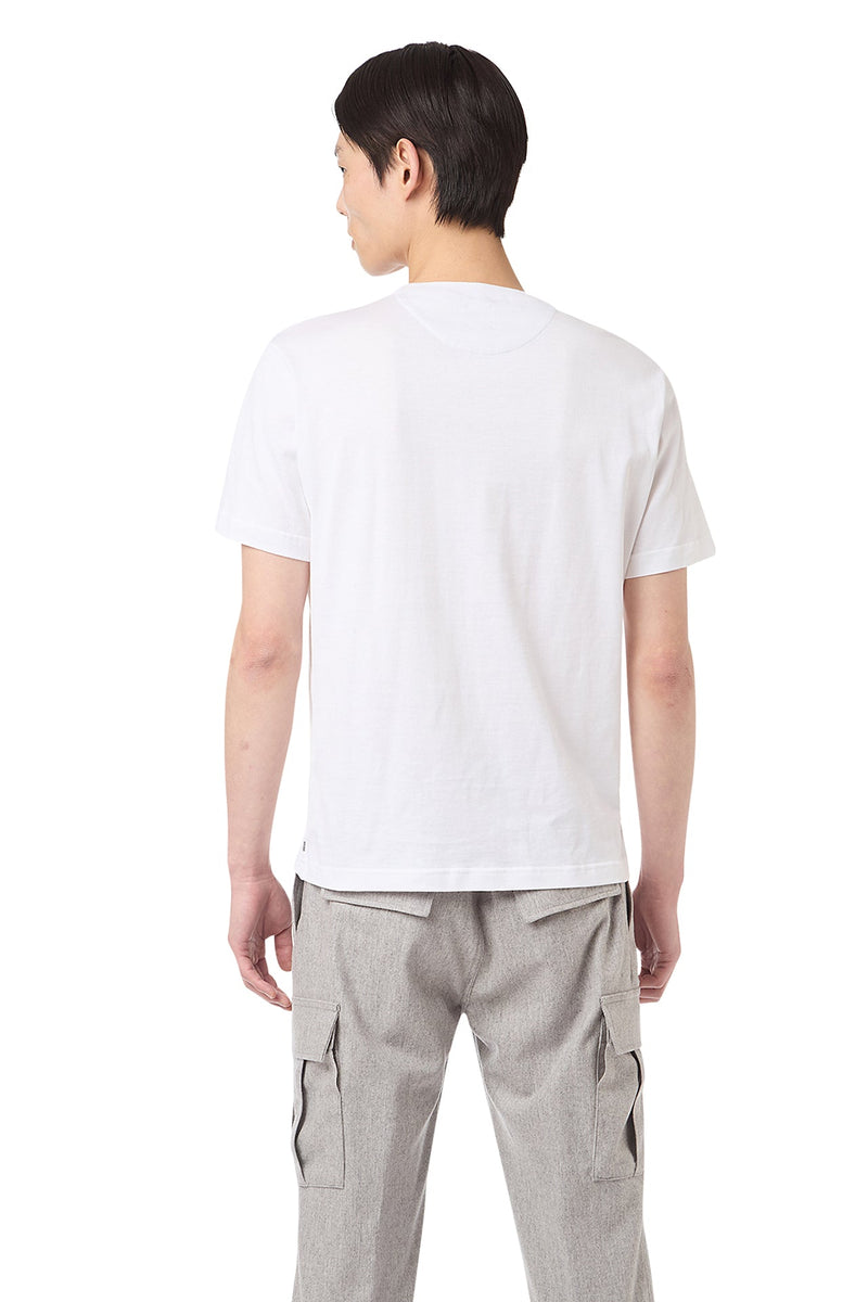 CREW NECK T-SHIRT WITH EMBROIDERY