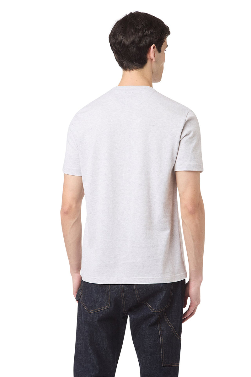 CREW NECK T-SHIRT WITH EMBROIDERY