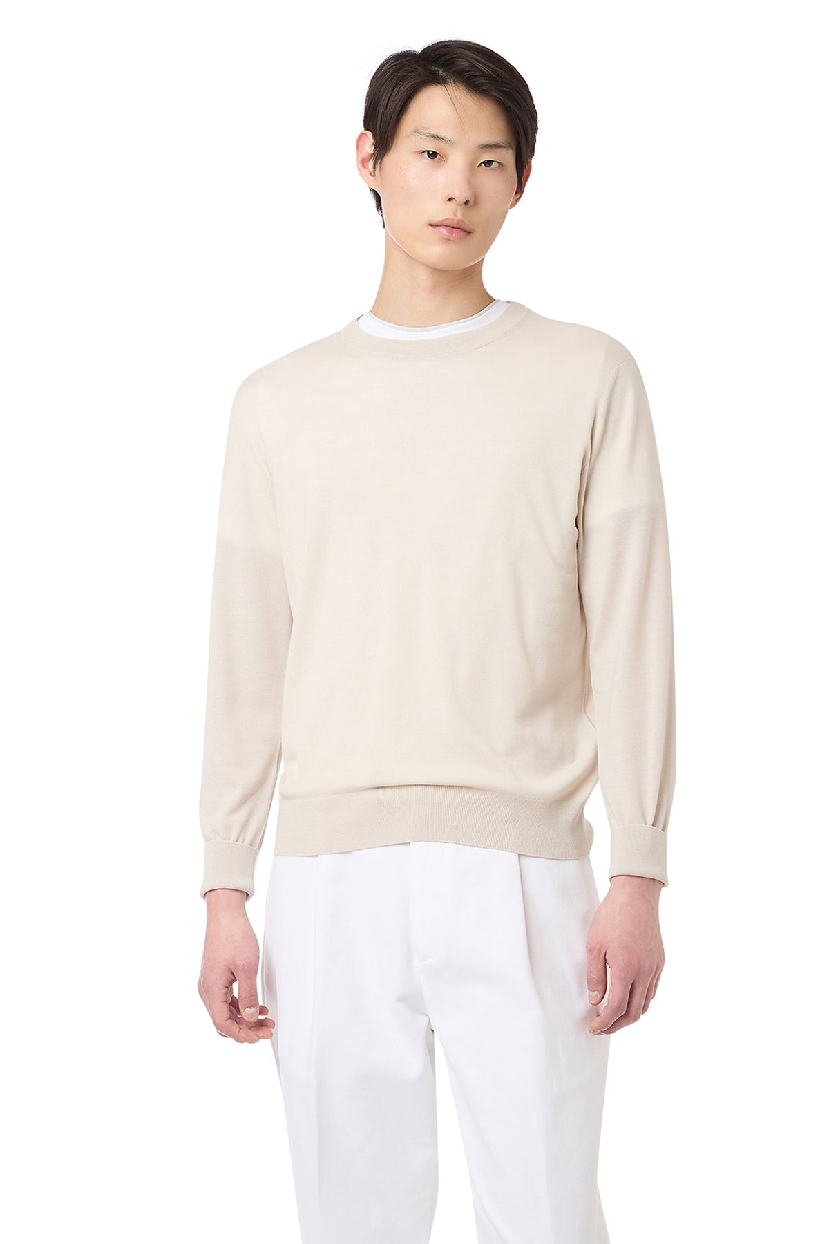 パーカー・フーディ ELEVENTY Men Sweater K76MAGK33 MAG 01 02 White Eleventy Sweater White - White - Men | K76MAGK33MAG0102
