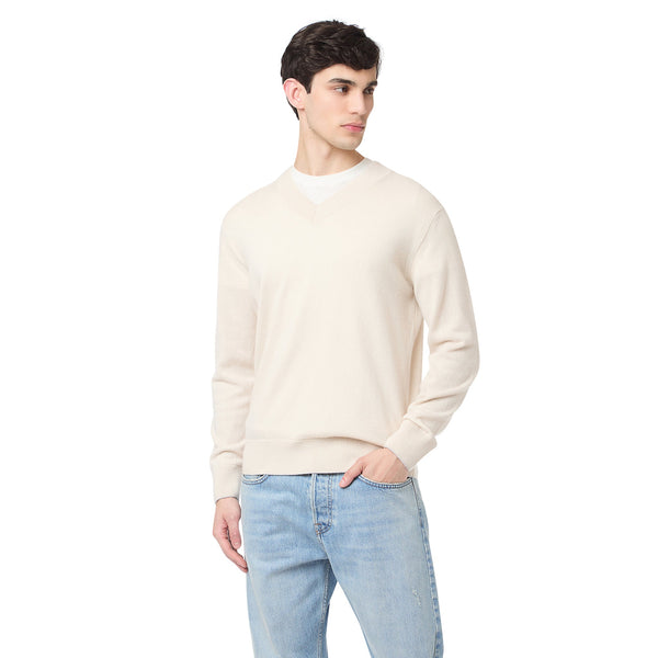 V-NECK SWEATER ML TIPPING