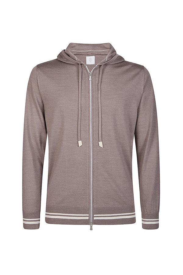 FULL ZIP HOODED SWEATER