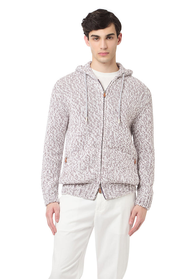 FULL ZIP HOODED SWEATER