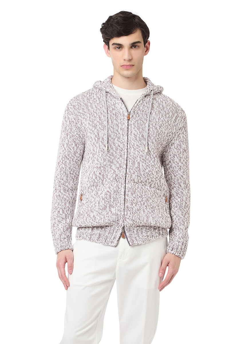 FULL ZIP HOODED SWEATER