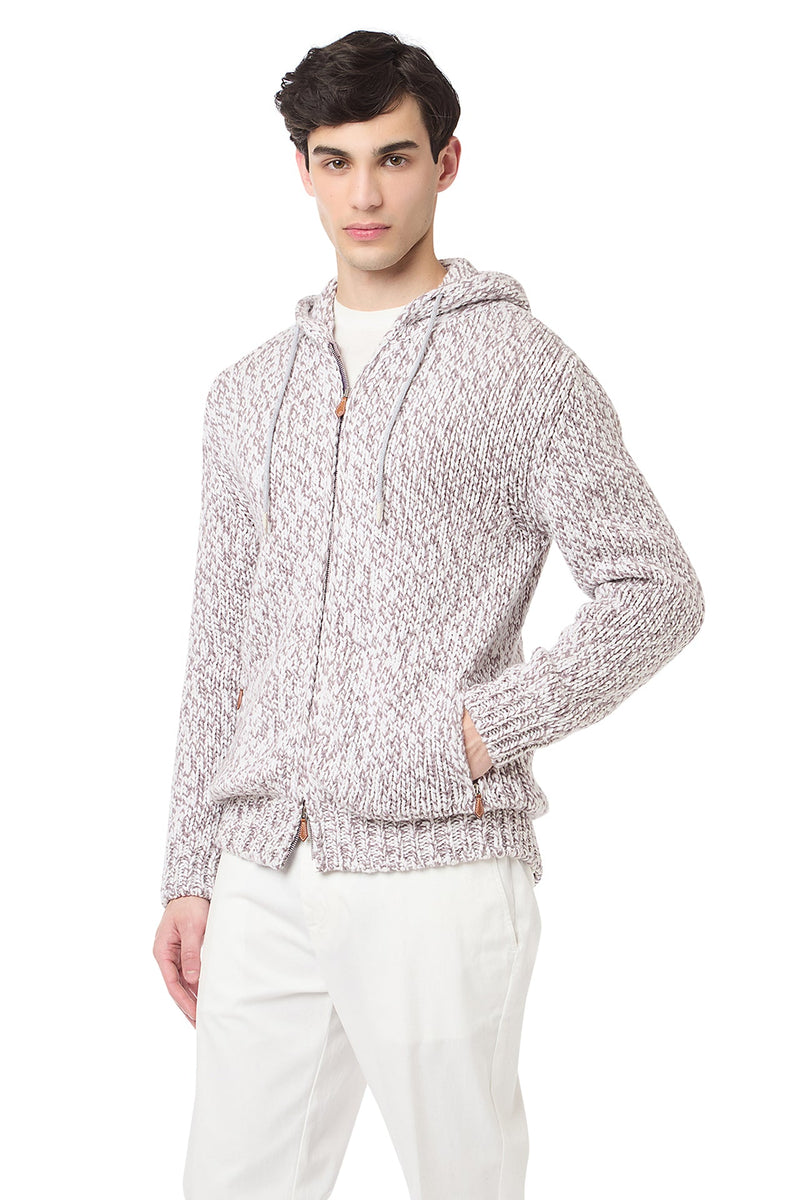 FULL ZIP HOODED SWEATER