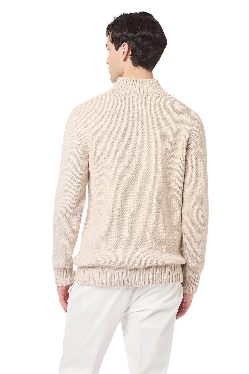 HALF ZIP SWEATER