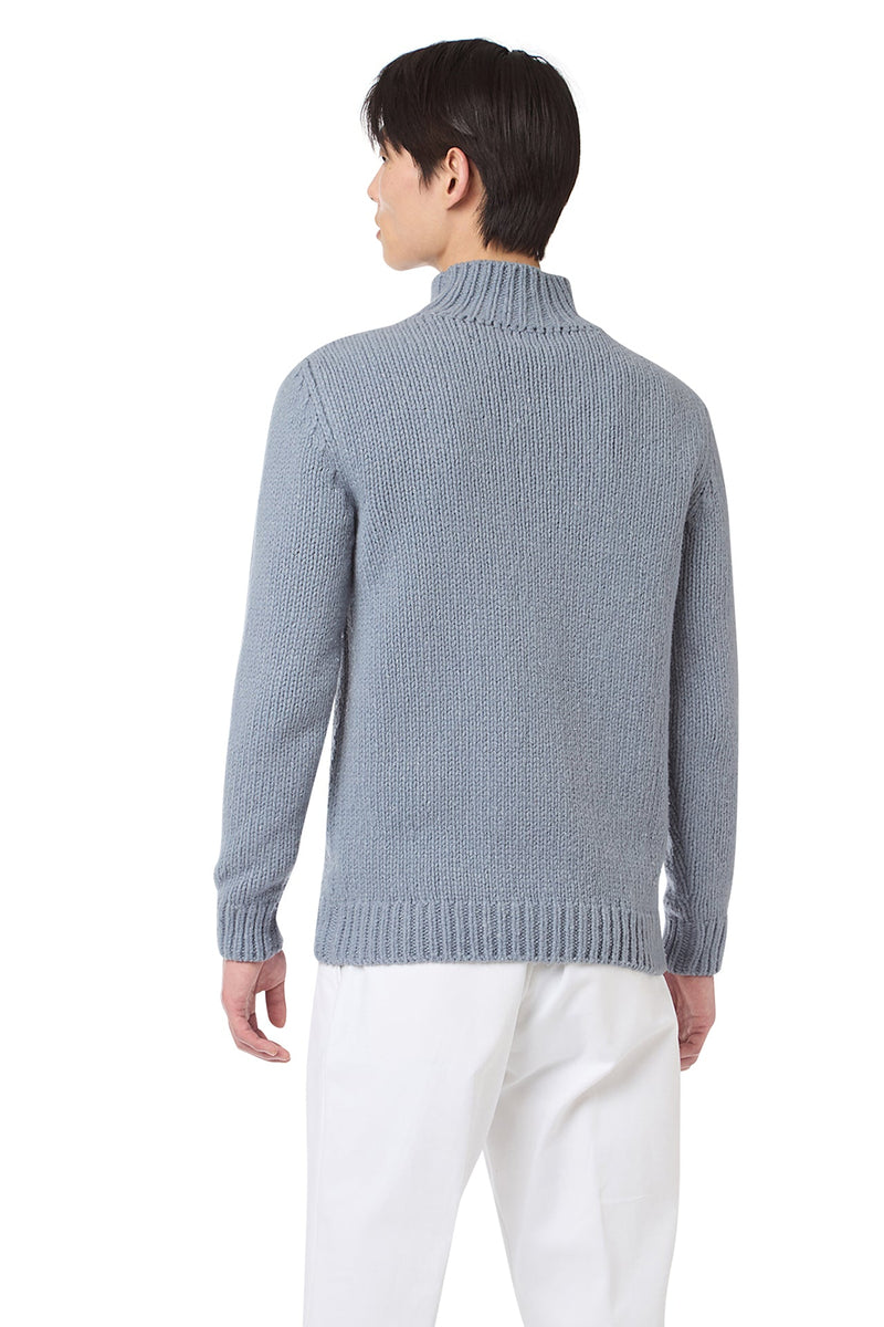 WOOL VULCANO NECK SWEATER