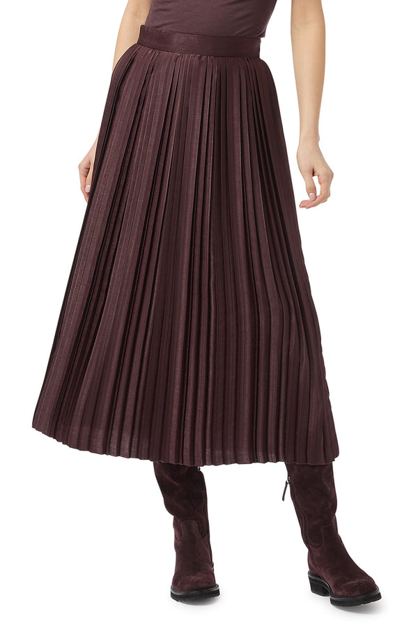 LONG PLEATED SKIRT