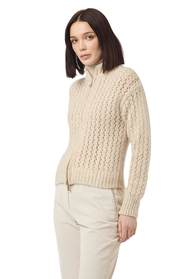 FULL ZIP SWEATER