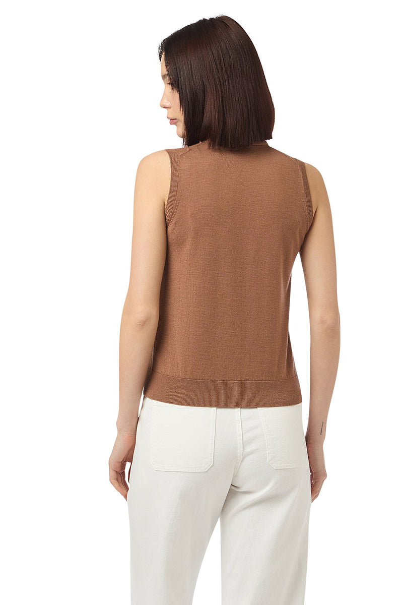 SLEEVELESS SWEATER