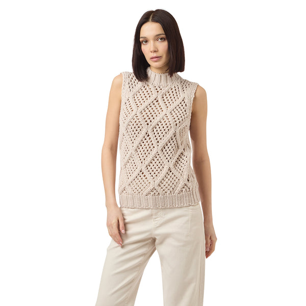 SLEEVELESS SWEATER