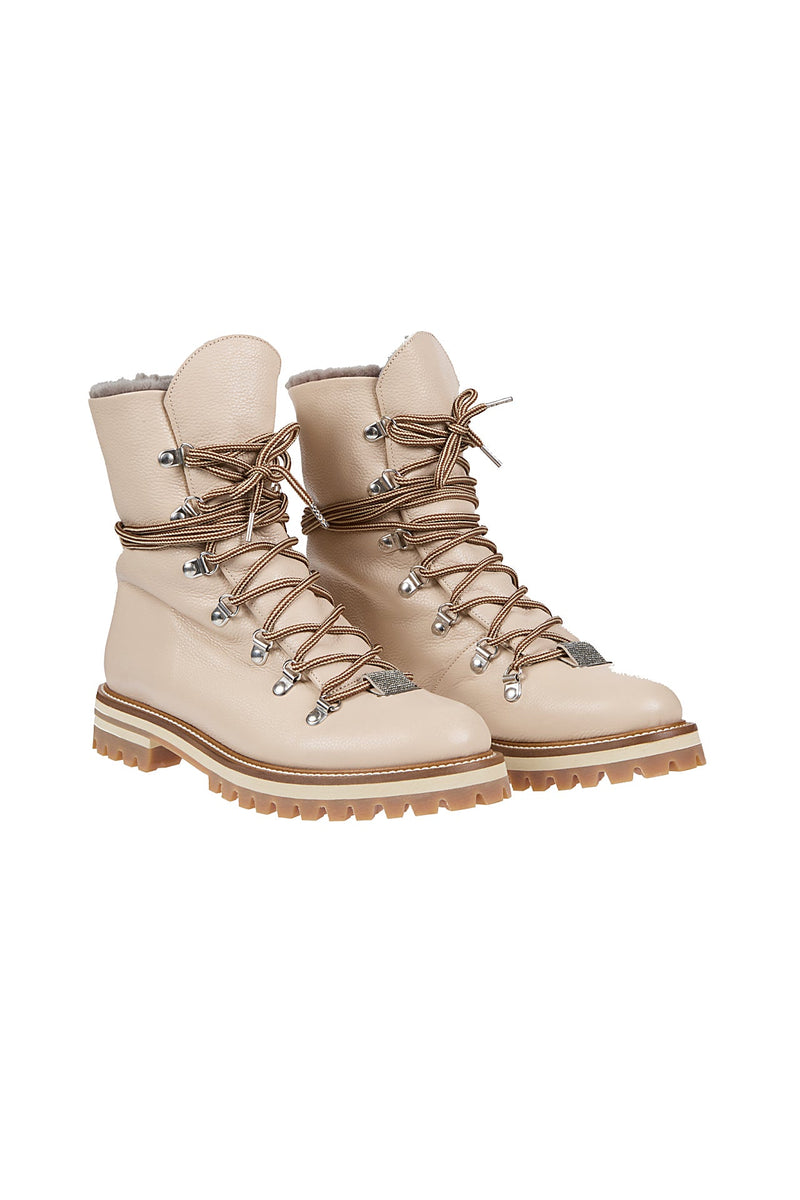 BOVINE LEATHER CALF WITH SHEEPSKIN