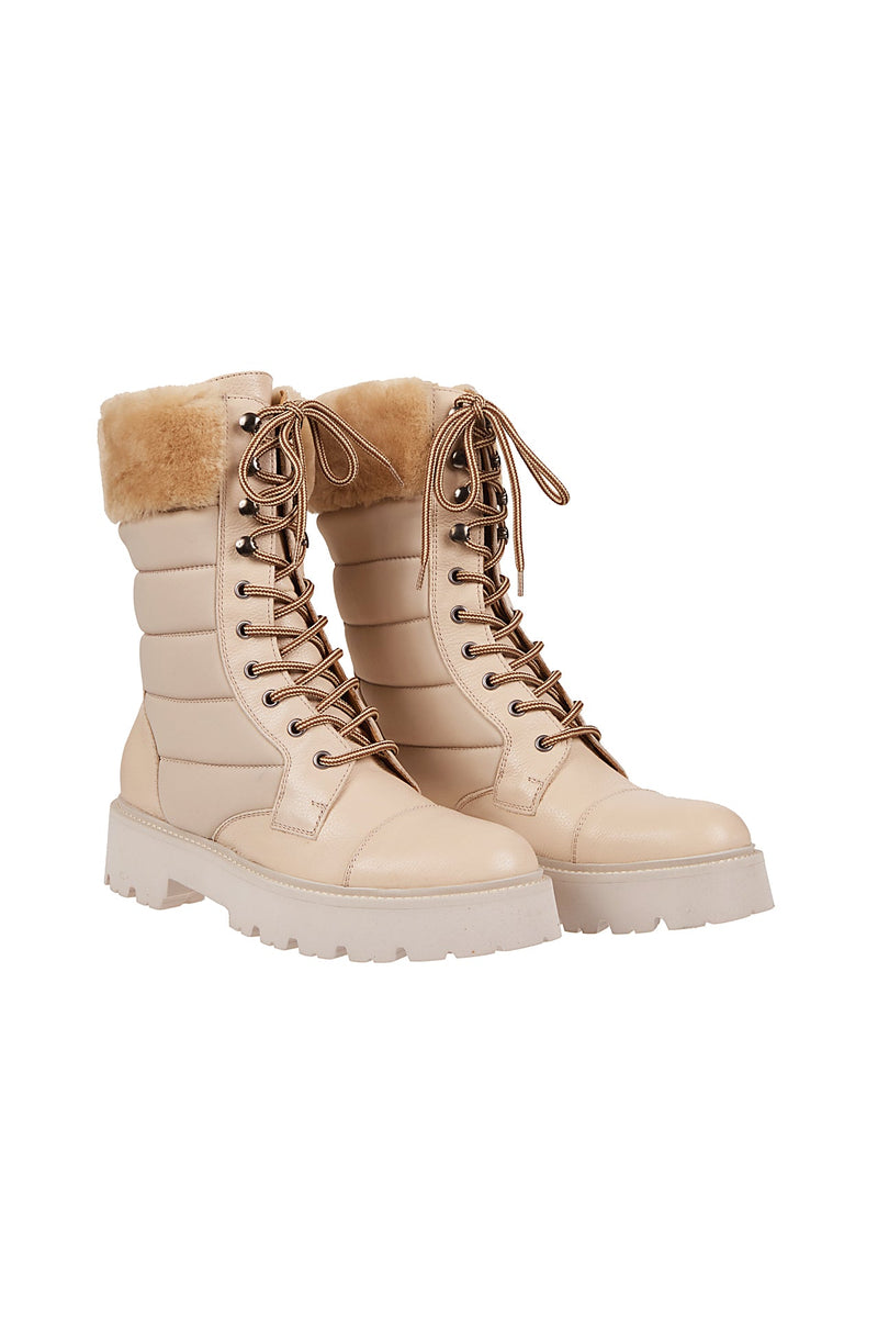 BOVINE LEATHER CALF WITH SHEEPSKIN