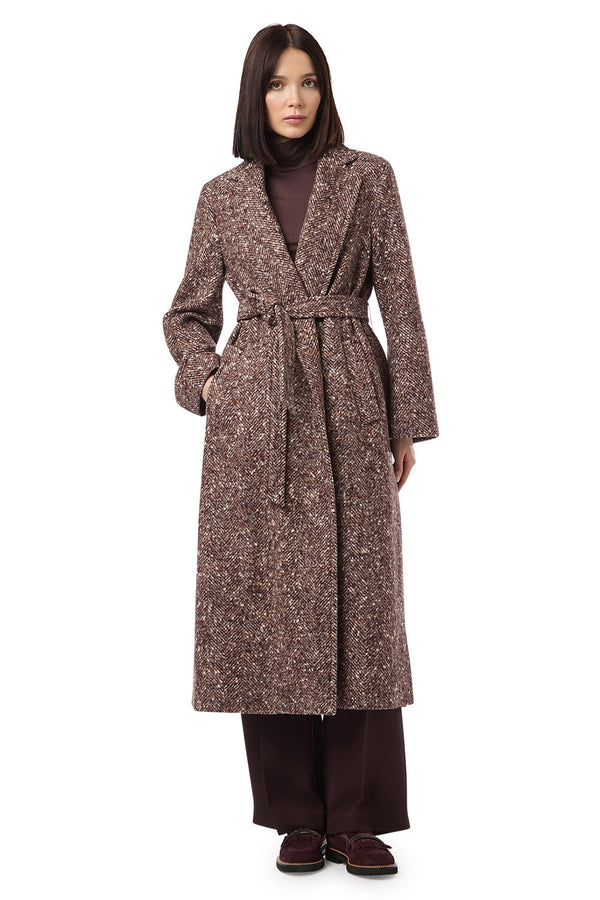 LONG COAT WITH BELT