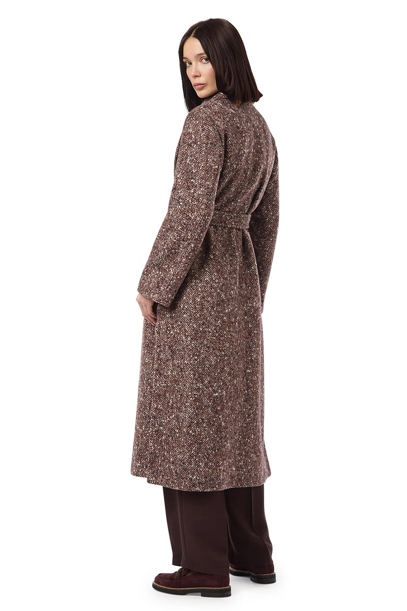LONG COAT WITH BELT