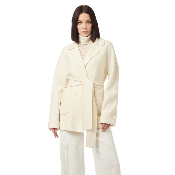 SHORT COAT WITH BELT