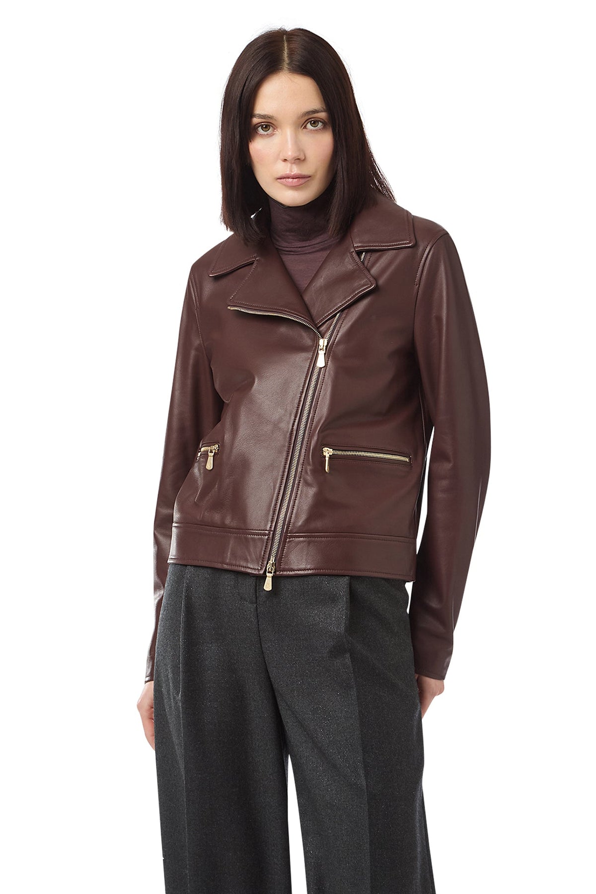 NAPPA LEATHER JACKET – Eleventy Milano USA