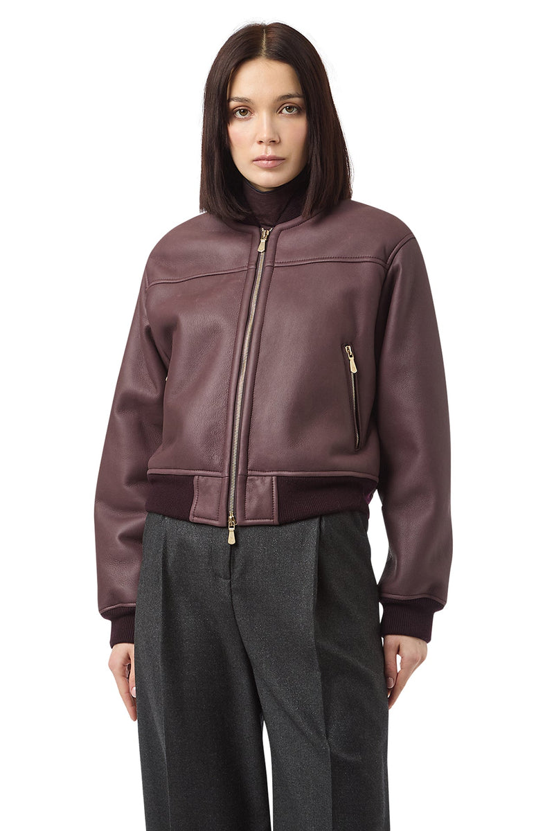 SHEARLING BOMBER