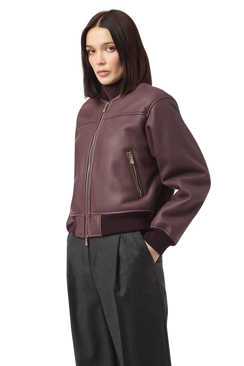 SHEARLING BOMBER
