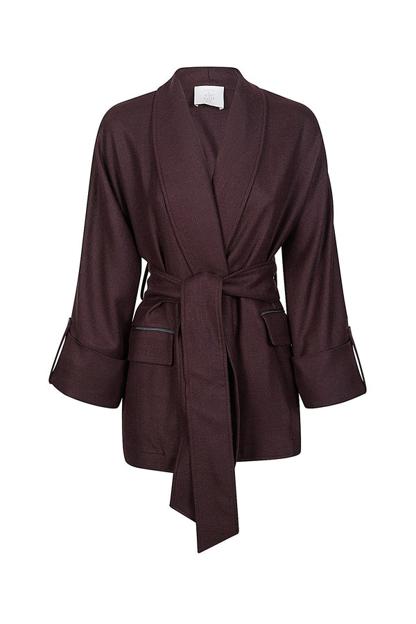 JACKET WITH BELT