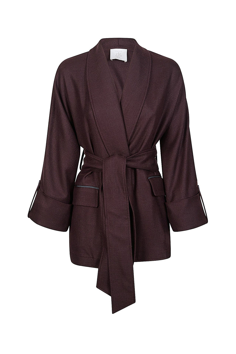 JACKET WITH BELT