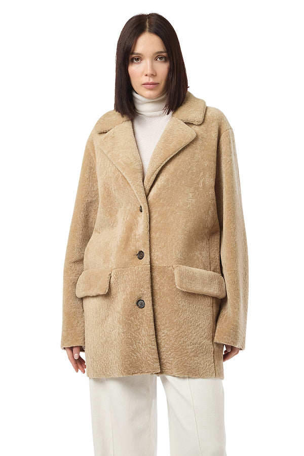 OVER SHEARLING JACKET