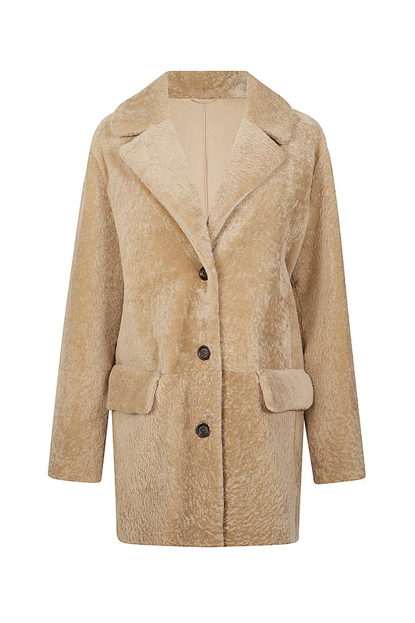 OVER SHEARLING JACKET