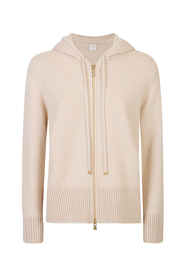 FULL ZIP TIPPING SWEATER