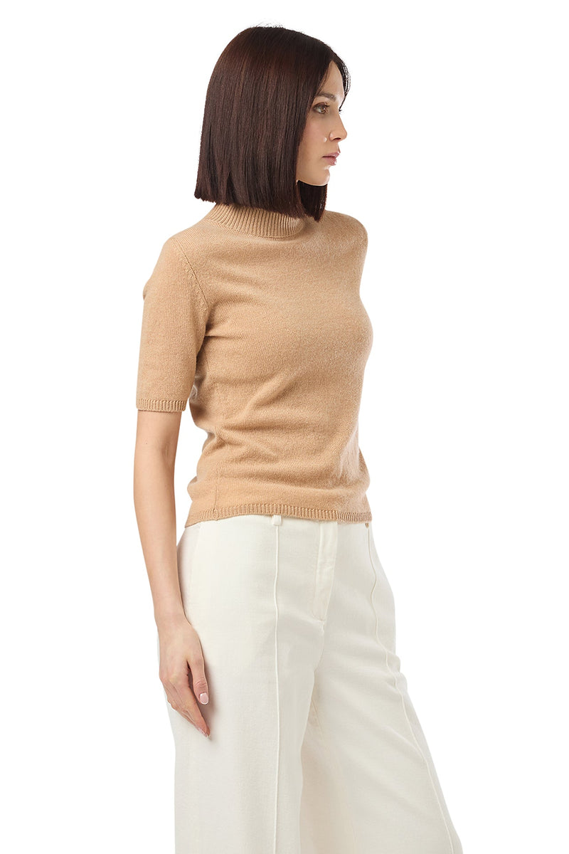 SHORT-SLEEVE GAUZE SHIRT
