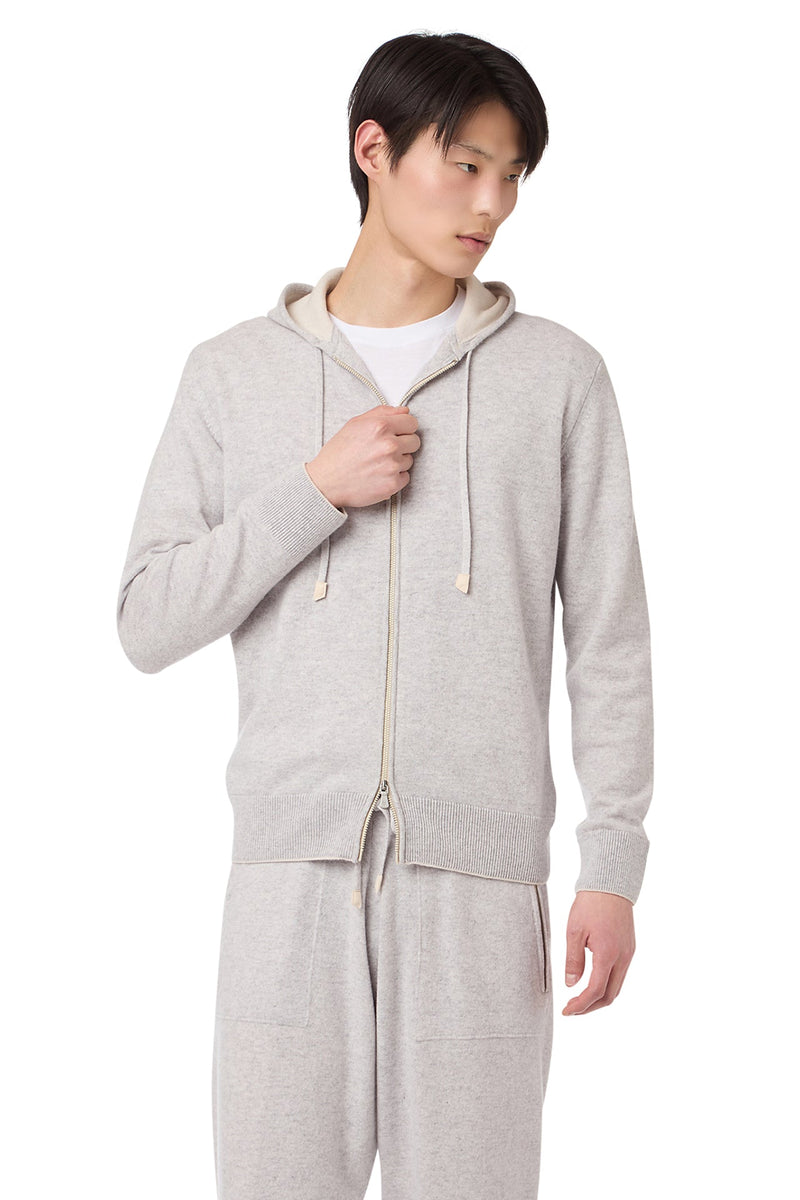 FULL ZIP HOODED SWEATER