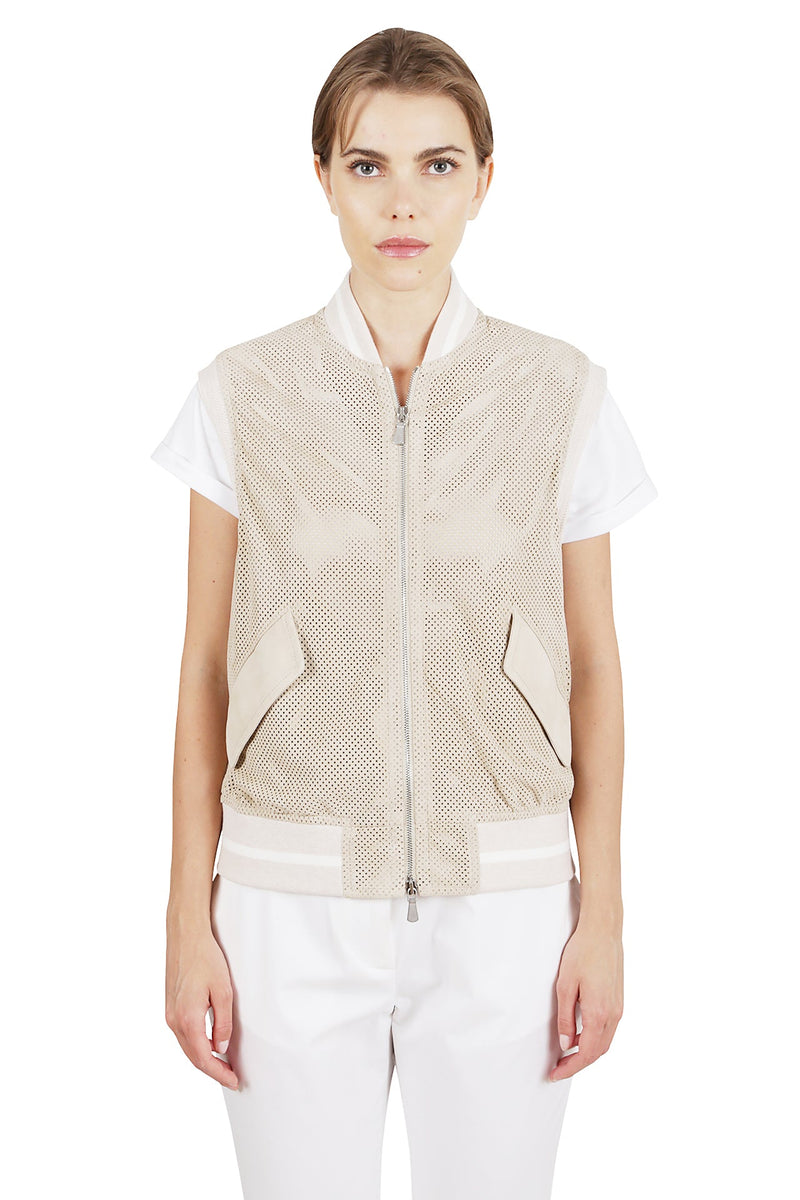 SS22 LEATHER VEST
